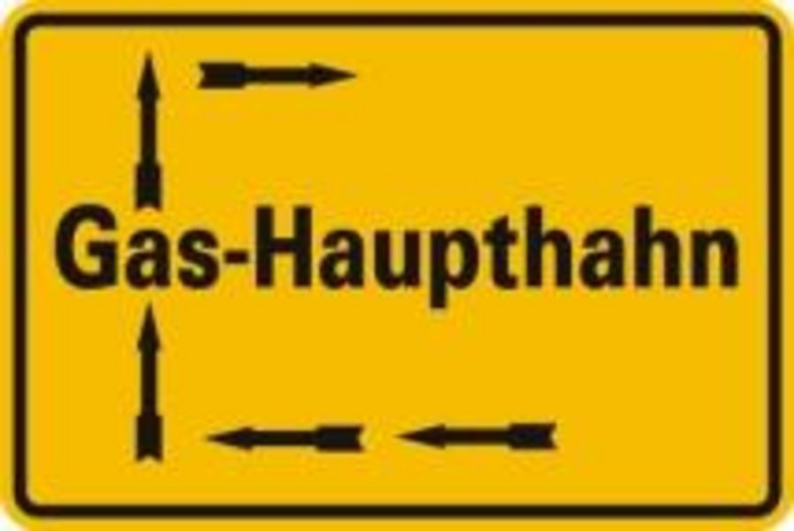 Autocollant de signalisation « Flèches » BIOGASKONTOR