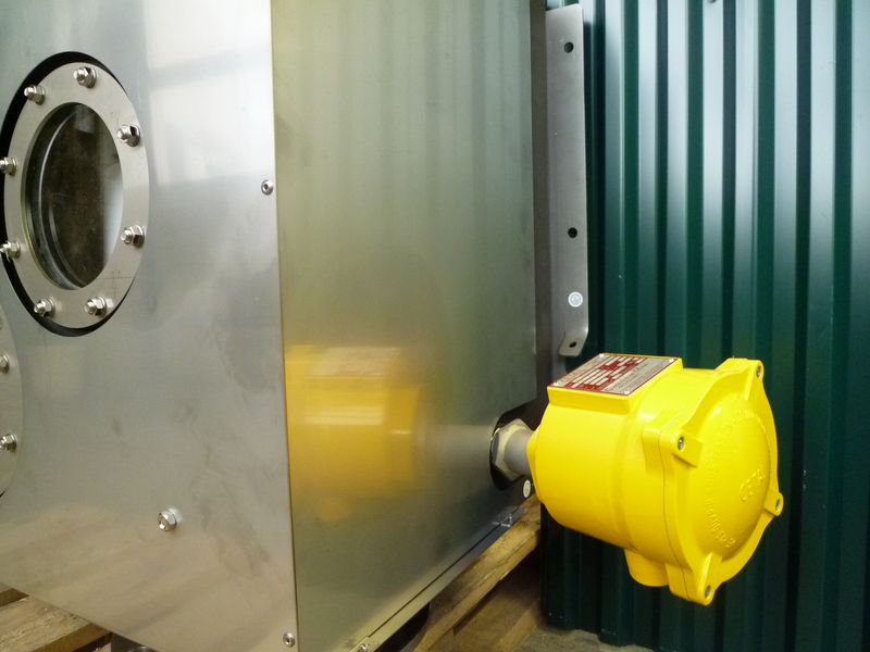 Chauffage auxiliaire pour régulateur de pression ÜU-TT BIOGASKONTOR