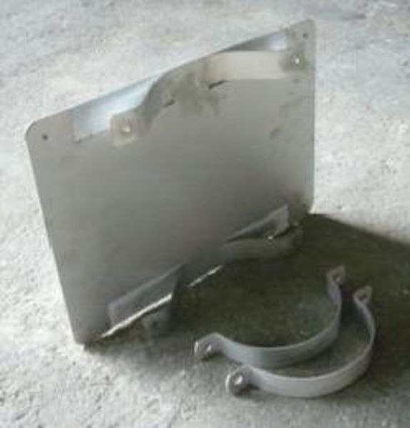 Panneaux d'avertissement Ex international simples sur plaques inox BIOGASKONTOR DN 150
