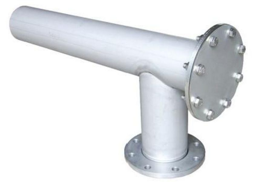 Pièce T de raccordement inox 316 pour régulateur de pression ÜU-TT 150 / 200 BIOGASKONTOR DN 150