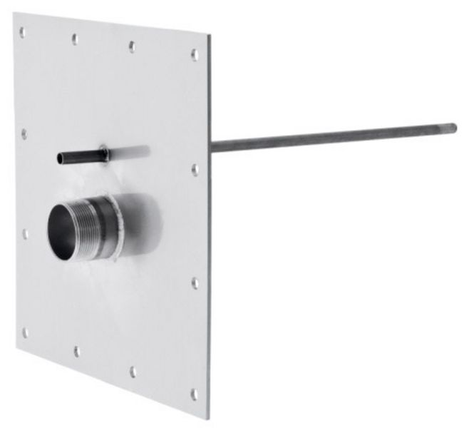 Plaque inox 304 pour unité de mesure BIOGASKONTOR