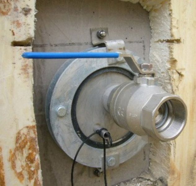 Unité de mesure — douille à collet DN 150 BIOGASKONTOR