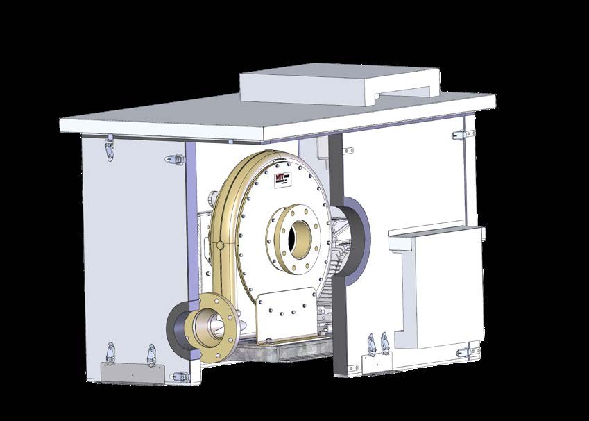 Capot d'insonorisation Meidinger pour surpresseur ATEX – jusqu'à -15 dB