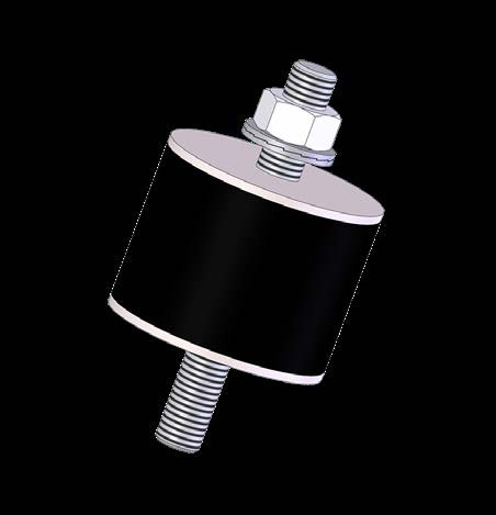 Plots antivibratoires Meidinger pour surpresseur – caoutchouc ou ressort acier