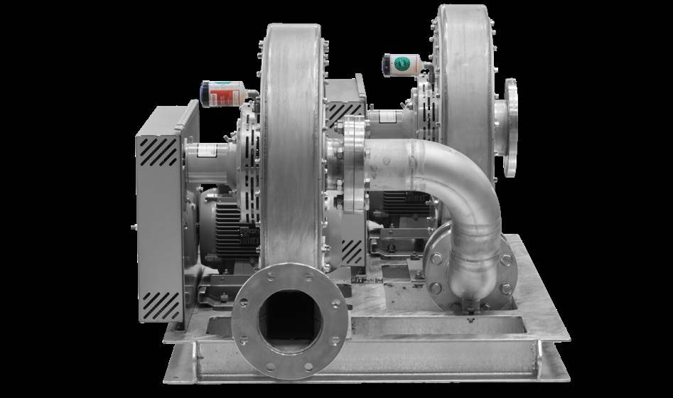 Surpresseur gaz Meidinger SRN ATEX – carter inox pour gaz humides et corrosifs