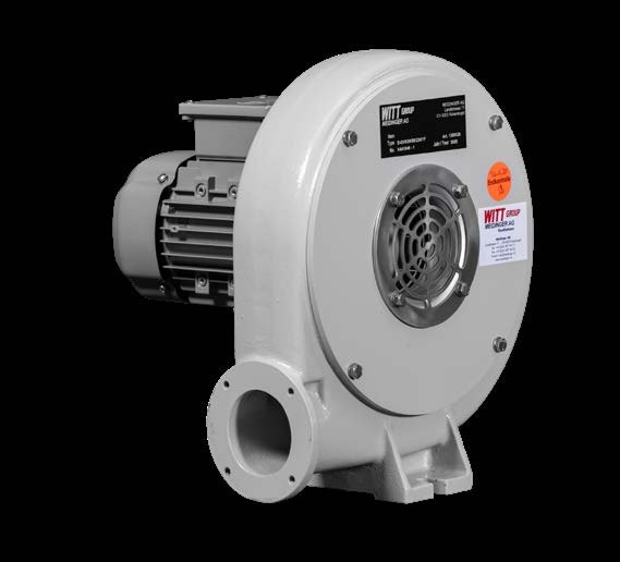 Ventilateur d'air de soutien Meidinger ATEX pour gazomètre double membrane